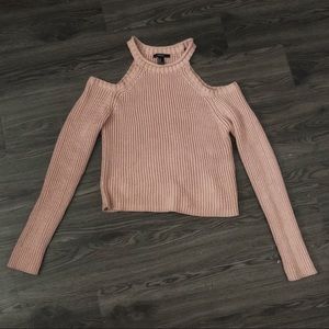 Cold Shoulder Long sleeve Sweater